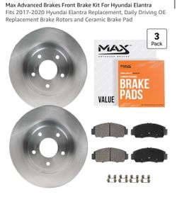 2017-2020 Hyundai Elantra Brakes and Rotors