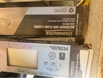 Stainmaster sea salt beige waterproof vinyl plank #1079334