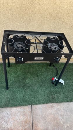 2 Burner gas Gas tank not included