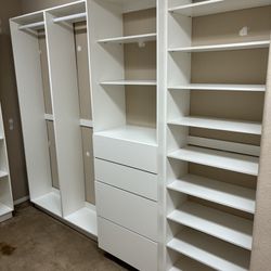 Shelf And Drawe Closet Organizers 