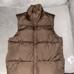 Brown Puffer Vest