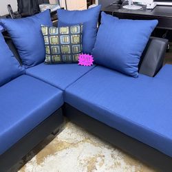 2 Pieces Sectional Sofa  And 2 Different Colors 