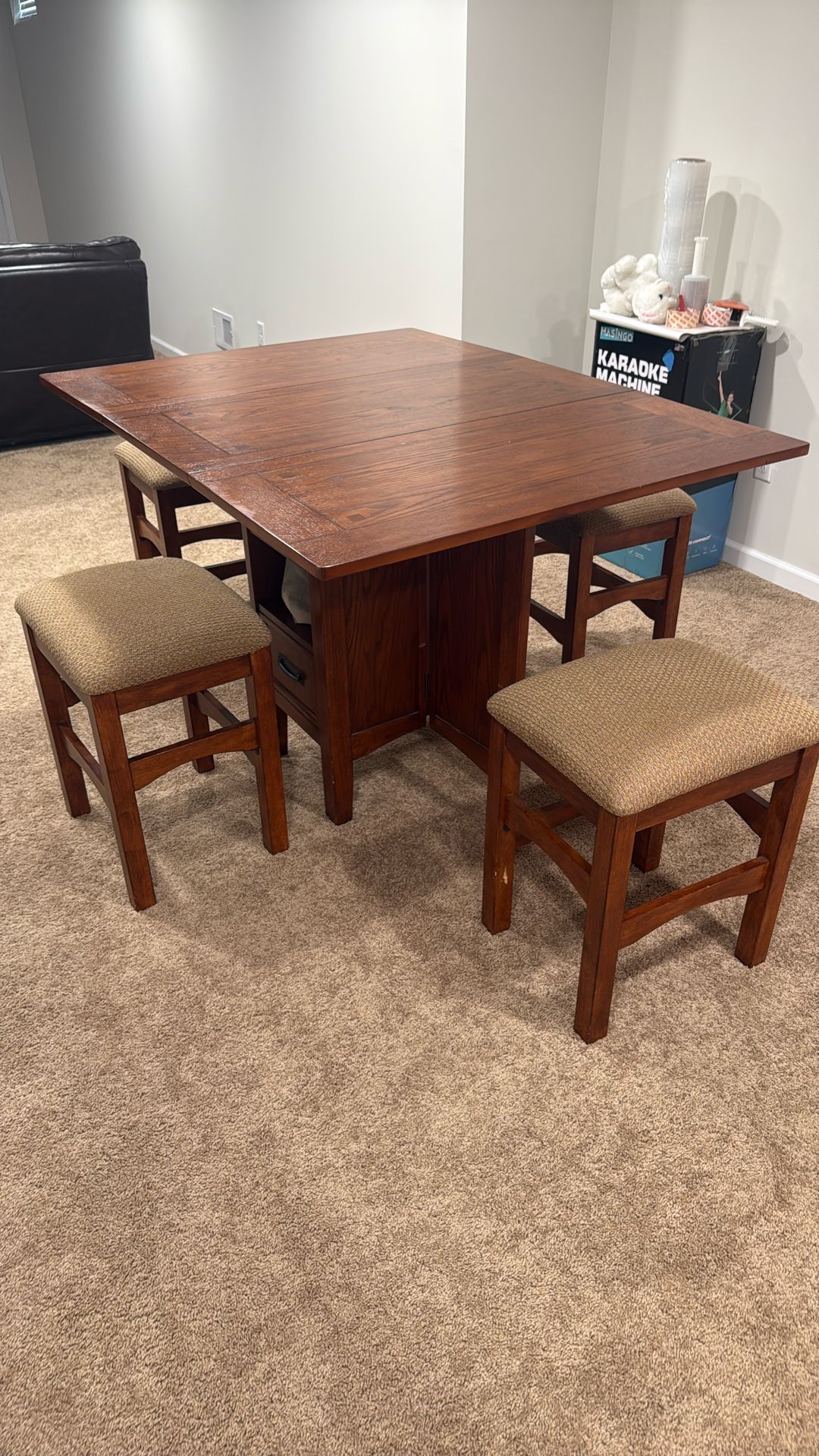 Four Stool Bistro Set