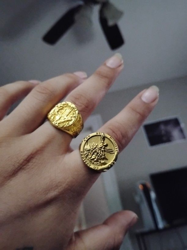 Archangel Michael Gold Ring