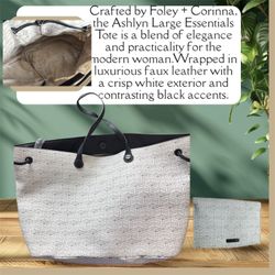 Crafted by Foley + Corinna, the Ashlyn Large Essentials Tote 