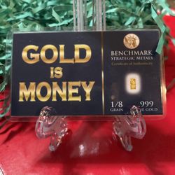 Benchmark Strategic metals 1/8th Grain Of .999 Gold