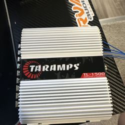Taramp's TL 1500 Full Range 390 watts RMS 3 Channels Car Audio 2 Stereo Channels 1 Sub Channel Class D Amplifier, RCA/Wire Input, Bass Boost 13.8 VDC 