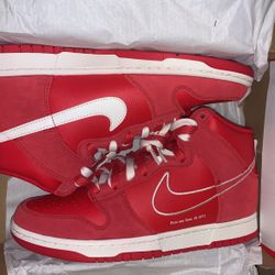 Nike Dunk High University Red 