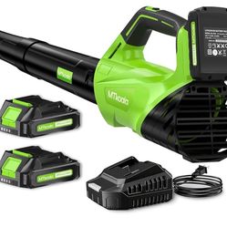MTKOALA Cordless Leaf Blower with 2 * 2.6AH Batteries and Fast Charger