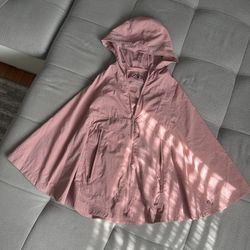 Zara Girls Rain Jacket Poncho With Pockets