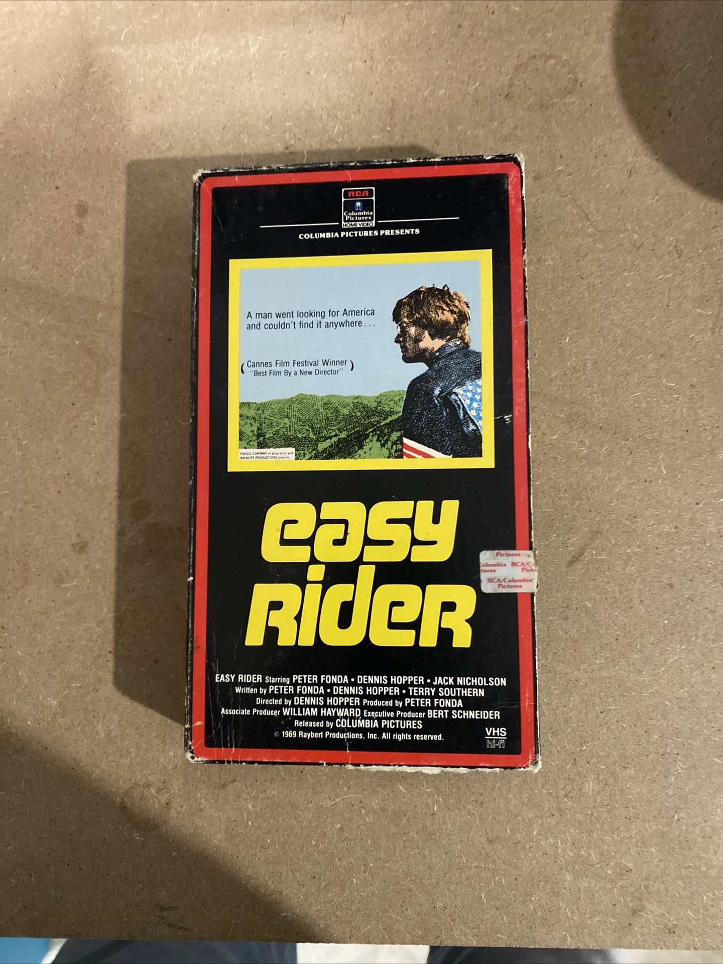 Vintage 1969 VHS Tape EASY RIDER