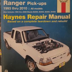 Repair Manual For Ford Ranger and MazdaB-Series (Haynes) 1993 Through 2010