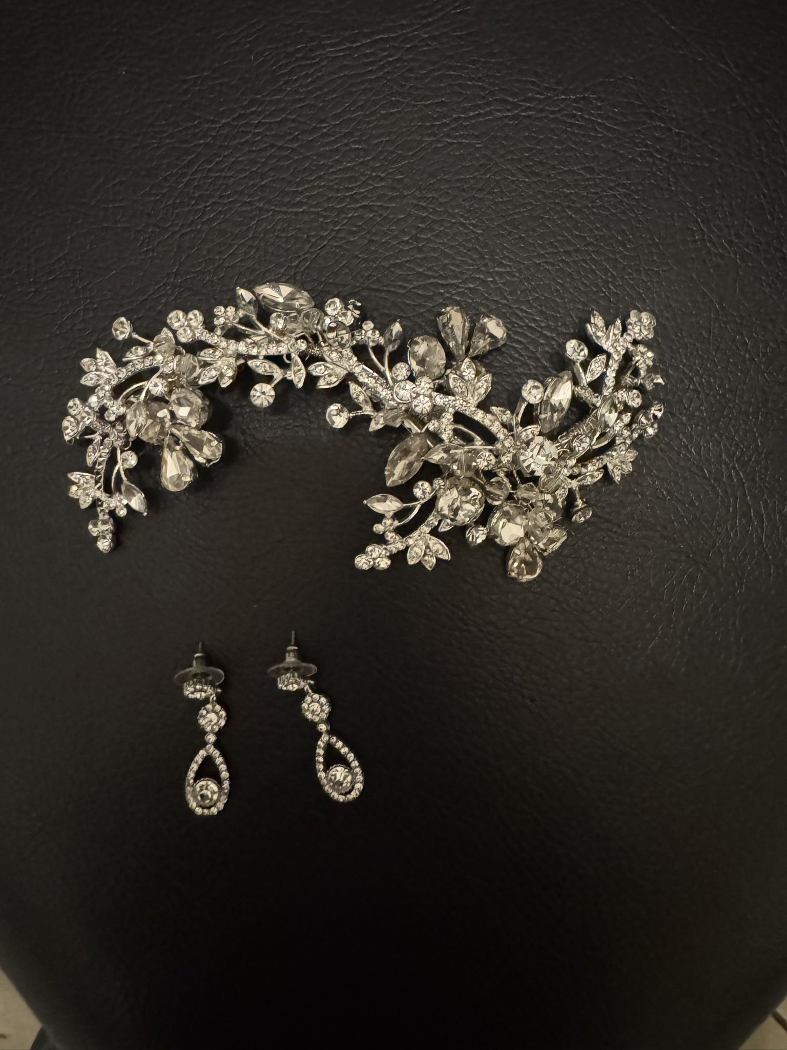 Crystal Wedding/sweet 16 Hair Piece