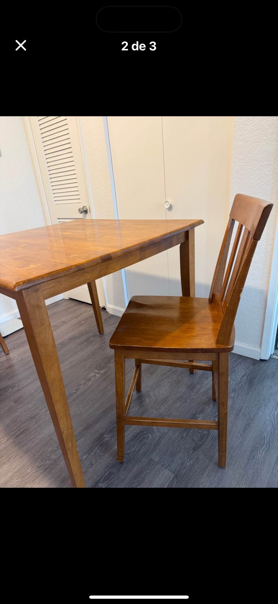 Wood Table And Chairs