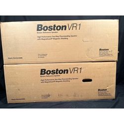 PAIR of Boston Acoustics VR1 Speakers - NEW IN BOX!