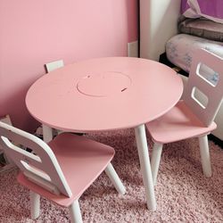 Kids Kraft Table And Chairs
