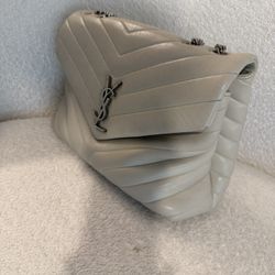 YSL White Bag 