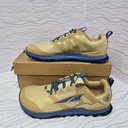 Tenis Altra M Lone Peak 8 Tan Blue Trail Running Hombre Talla 11 US Con Caja