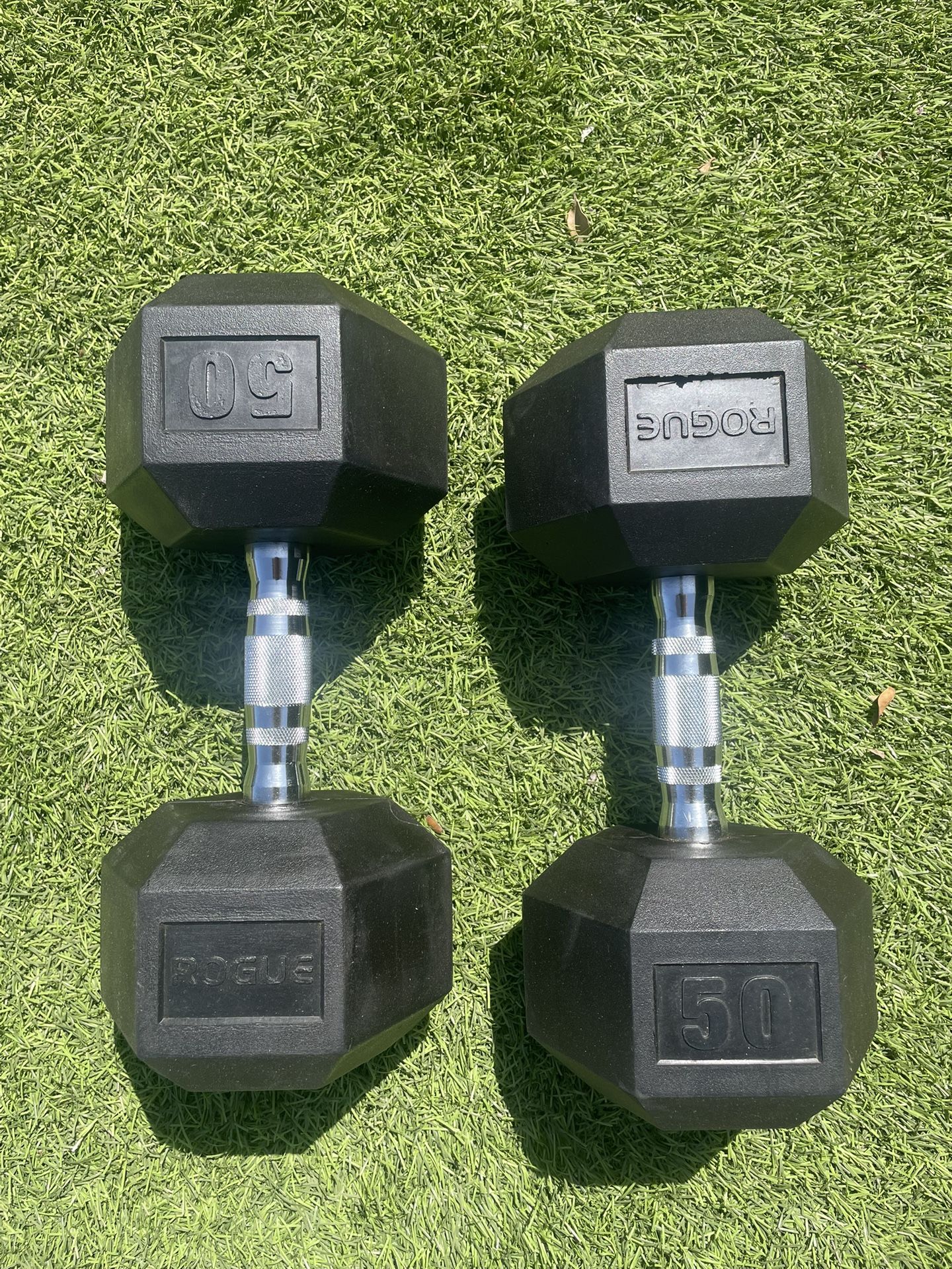 Rogue 50lbs Dumbbells