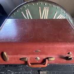 Vintage Samsonite Leather Suitcase 🧳 