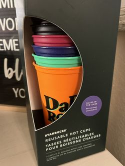 Starbucks Glow In The Dark Halloween Hot Cups 
