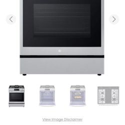 Stove Slide In LG Stove 30" New  (Gas)