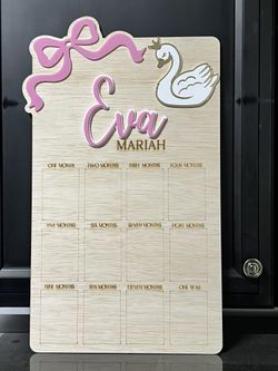 1 Year Milestone Board