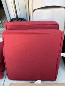 Cushions for outdoor chairs