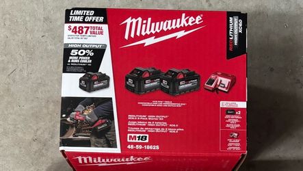 Milwaukee M18 RedLithium High Output XC6.0 Starter Kit
