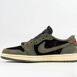 Air Jordan 1 Retro Low Travis Scott Black Olive