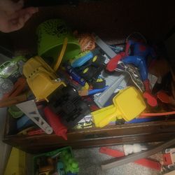 Kids Toy Chest With Toys 