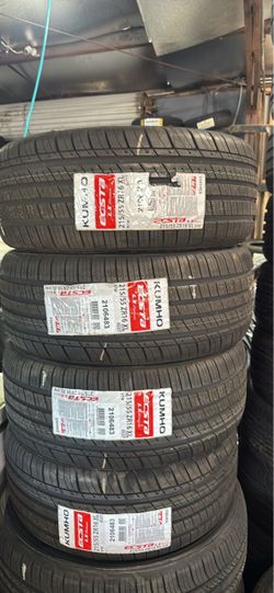 215-55-16 KUMHO $380 CASH OUT THE DOOR All Season Tires installed (4) New 70,000 Mile Warranty