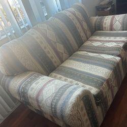 small Sofa And Ottoman 