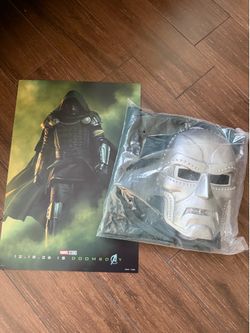 2026 San Diego Comic Con Doom Mask Cape and Poster