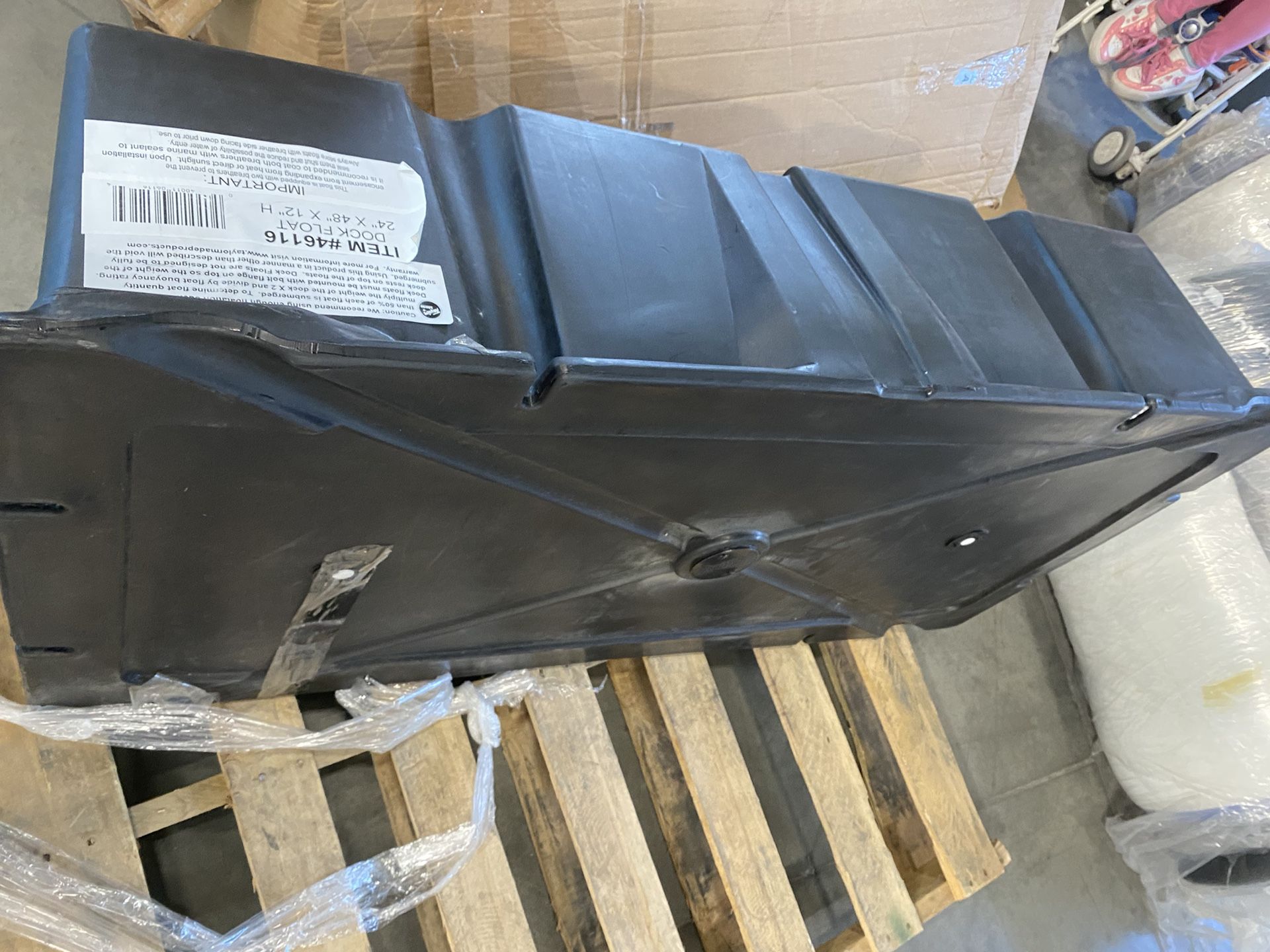 Dock Float - 24"D x 48"L x 12"H, 450 lb Buoyancy