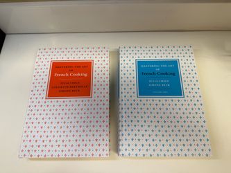 Julia Child “Mastering the Art of French Cooking” set of 2 books, never used
