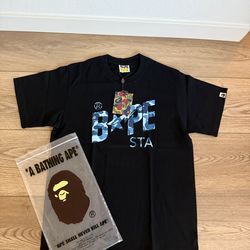 Bape Blue Camo Tee
