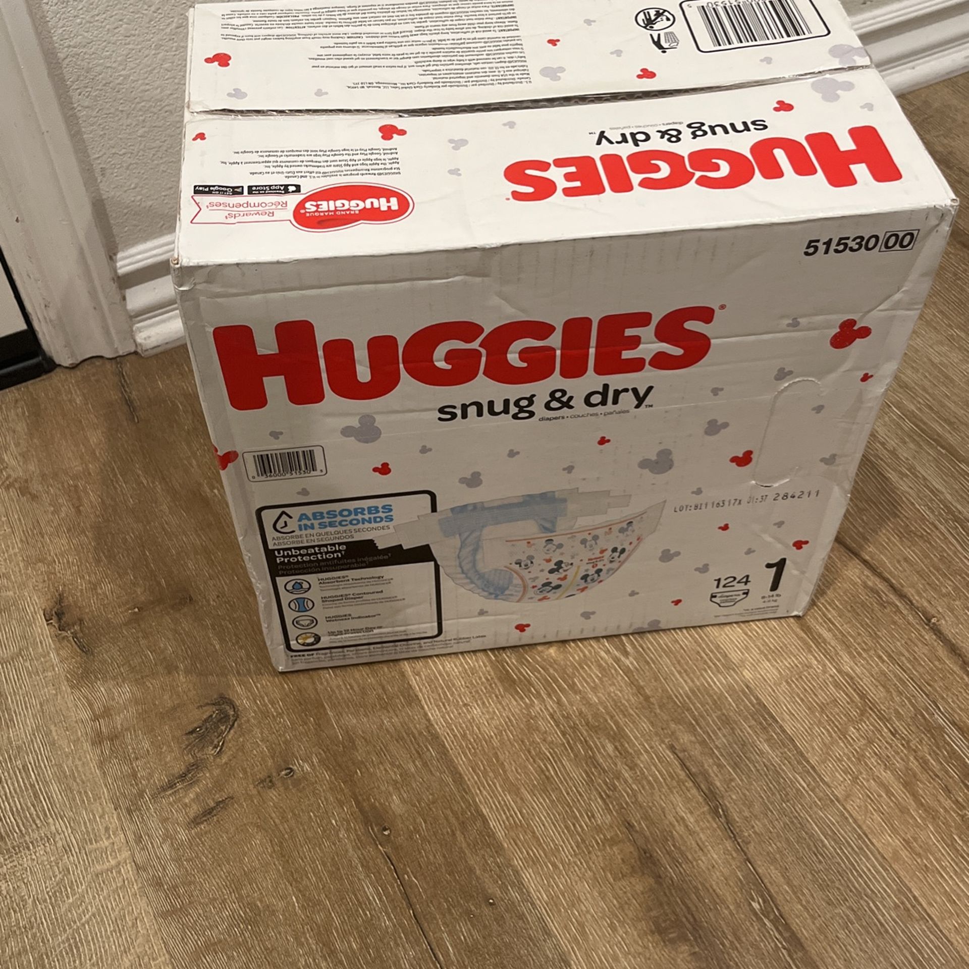 Huggies Diapers Size 1 Brand New