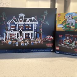 Stranger Things Creel House Lego w/ WSQK Radio Station GWP and Year Of Horse Lego