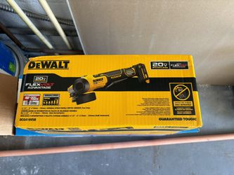 DEWALT FLEXVOLt ADVANTAGE GRINDER 4-1/2-5” VARIABLE SPEED PADDLE SWITCH ( No Battery No Charger )