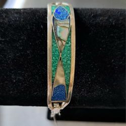 Sterling Silver Abalone Bracelet