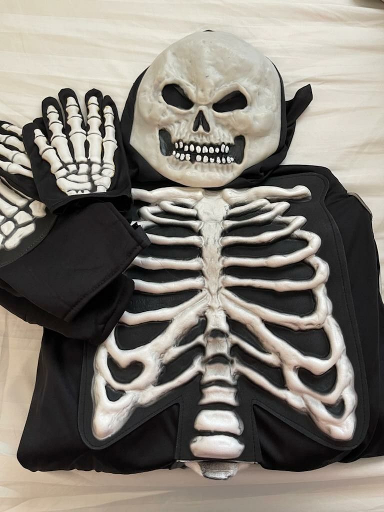 Skeleton Costume Child LG. SZ 12-14