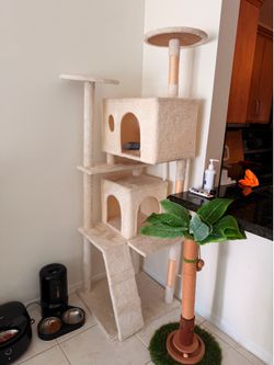 🐱 Modern Cat Tree / Cat House Tower 🐾