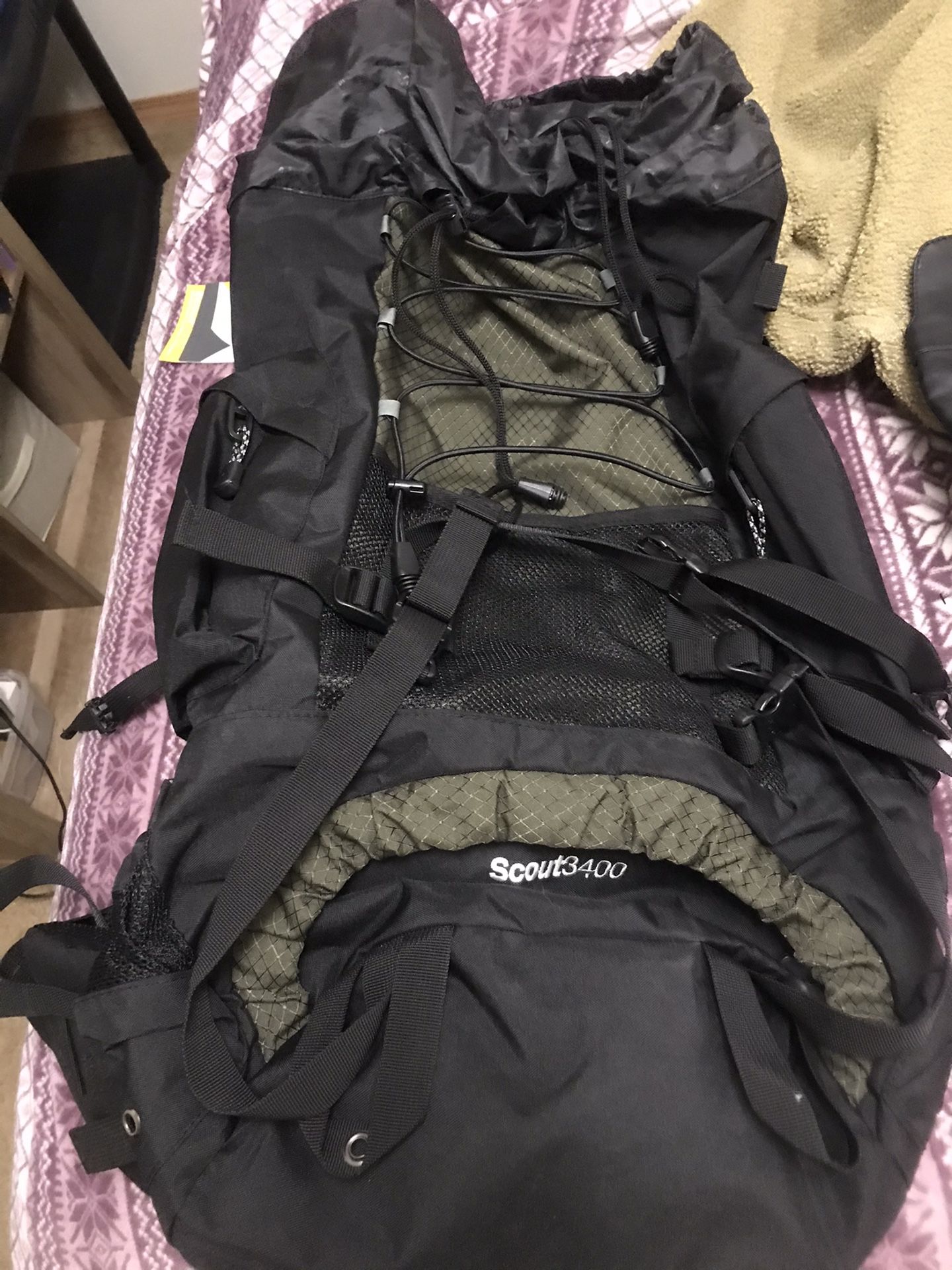Teton Scout3400 55 liter hiking backpack