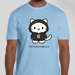 Gettinright Podcast Nation Threads Signature Gildan Softstyle Jersey T-shirt, Unisex - Light Blue