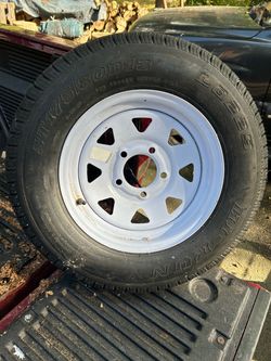 Trailer tire anc rim 13” brand new $30
