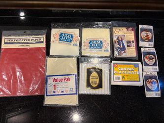 Lot of 10 Cross-stitch & Needlecraft Supplies