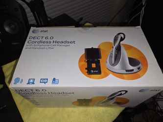 AT&T TL7912 DECT 6.0 Cordless Headset + Handset Lifter - Unused