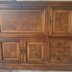 🗄️ Thomasville Solid Wood Desk Cabinet