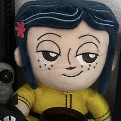 coroline doll with kitty 